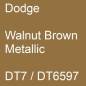 Preview: Dodge, Walnut Brown Metallic, DT7 / DT6597.